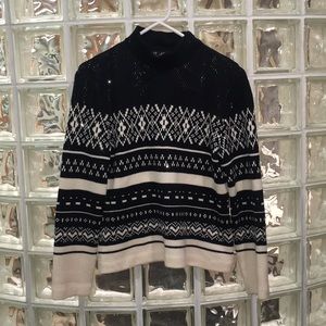 St. John Collection Sweater Top Alpine Design